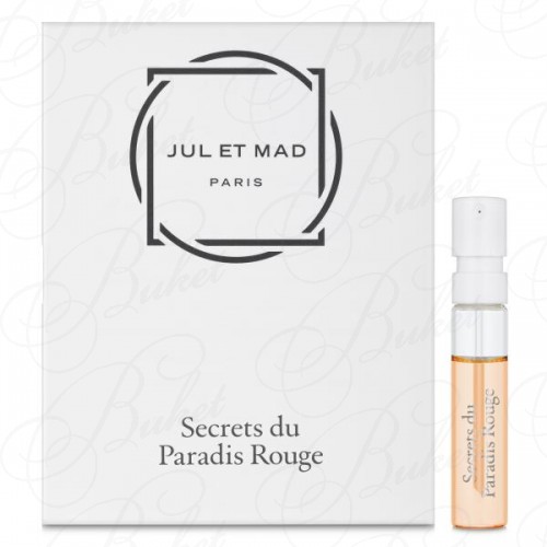 Пробники Jul et Mad SECRETS DU PARADIS ROUGE extrait de parfum 1.5ml