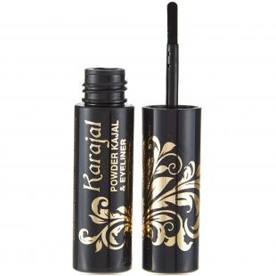 Подводка для глаз KARAJA POWDER KAJAL & EYELINER Черная