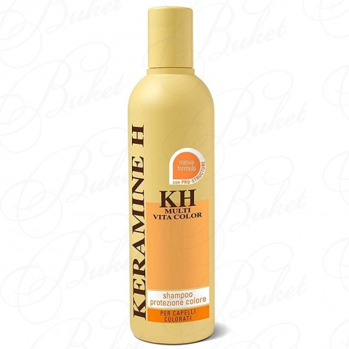 Шампунь для волос KERAMINE H SHAMPOO RISTRUTTURANTE MULTI VITA COLOR 300ml