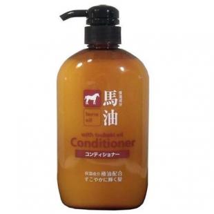 Бальзам-ополаскиватель для волос KUMANO YUSHI Horse Oil 600ml