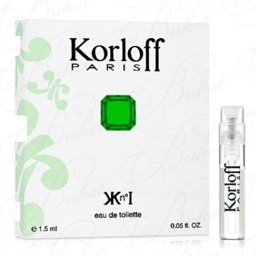 Пробники Korloff Paris KORLOFF Kn°1 1.5ml edt