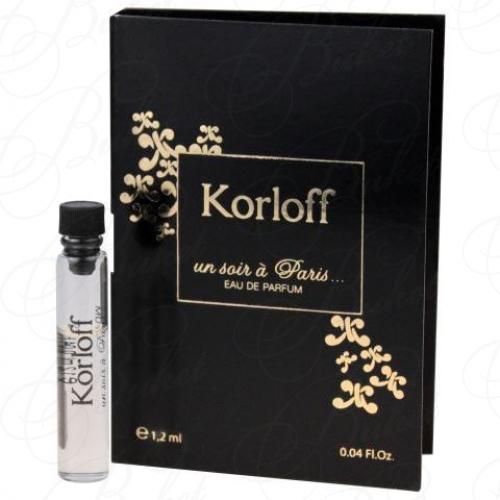 Пробники Korloff Paris UN SOIR A PARIS 1.2ml edp