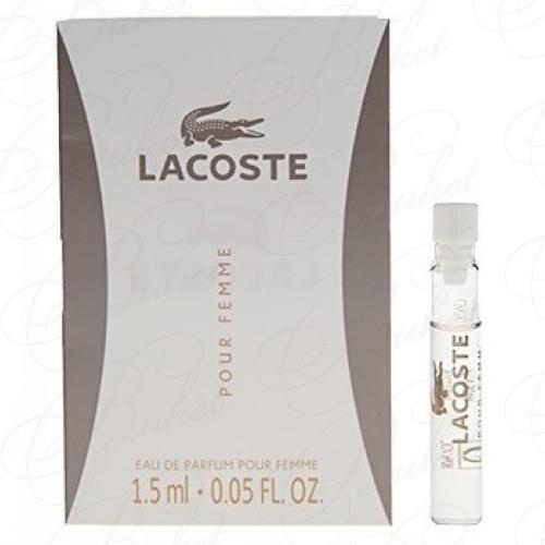 Пробники Lacoste LACOSTE POUR FEMME 1.5ml edp