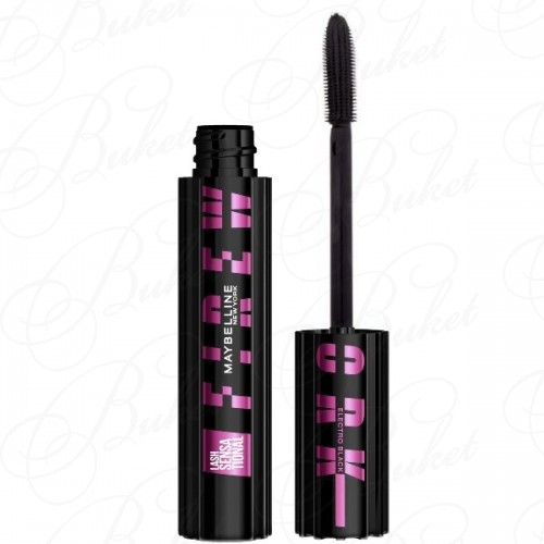 Тушь для ресниц MAYBELLINE MAKE UP LASH SENSATIONAL FIREWORK Electro Black Черная
