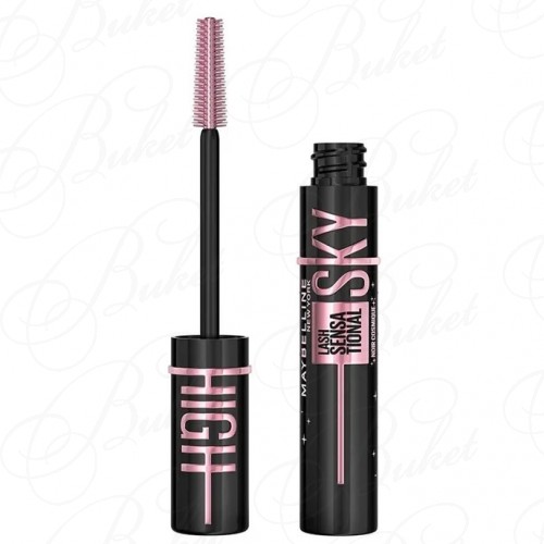 Тушь для ресниц MAYBELLINE MAKE UP LASH SENSATIONAL SKY HIGH Cosmic Black/Интенсивно-черный