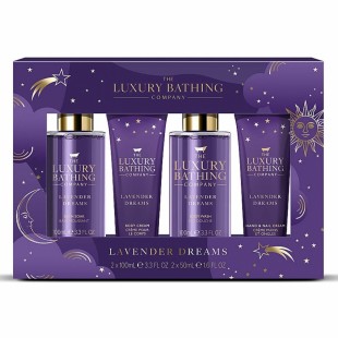 Набор подарочный Dreamy Delights (гель для душа 100ml+лосьон для тела 50ml+пена для ванны 100ml+крем для рук 50ml) с ароматом лаванды