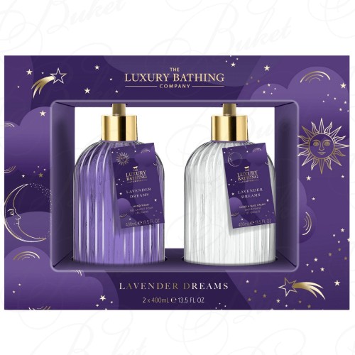 Набор Heavenly Hands (мыло для рук жидкое 400ml+лосьон для рук 400ml) с ароматом лаванды