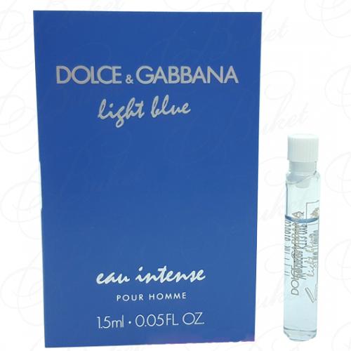 Пробники Dolce & Gabbana LIGHT BLUE POUR HOMME EAU INTENSE 1.5ml edp