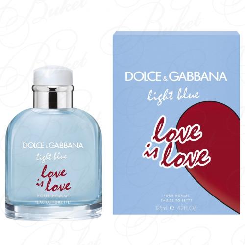 Туалетная вода Dolce & Gabbana LIGHT BLUE POUR HOMME LOVE IS LOVE 125ml edt 