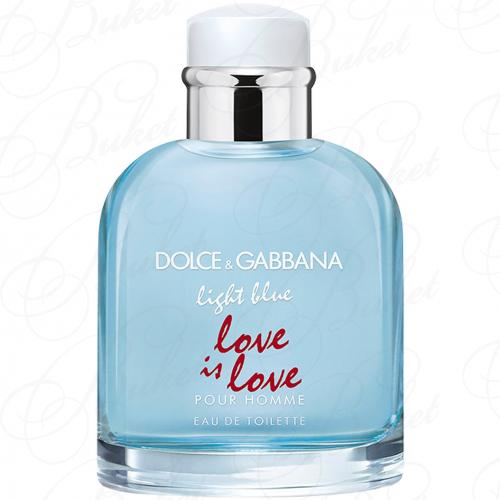 Тестер Dolce & Gabbana LIGHT BLUE POUR HOMME LOVE IS LOVE 125ml edt TESTER