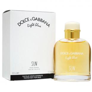 Dolce & Gabbana LIGHT BLUE SUN POUR HOMME 125ml edt TESTER
