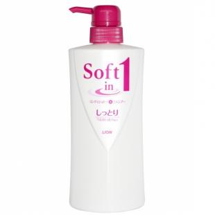 Шампунь-ополаскиватель для волос LION SOFT IN ONE 530ml