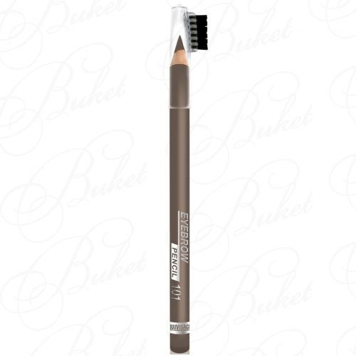 Карандаш для бровей LUXVISAGE EYEBROW PENCIL №101 Русый