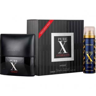 Lattafa ARQUS PURE X ANTHRACITE SET (edp 100ml+deo 50ml)