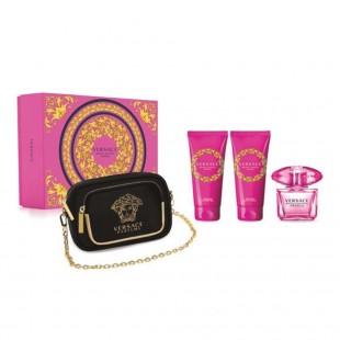 VERSACE BRIGHT CRYSTAL ABSOLU SET (edp 90ml+b/lot 100ml+sh/gel 100ml+косметичка)