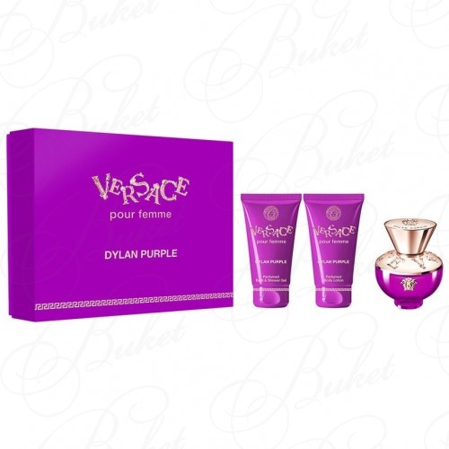 Набор VERSACE POUR FEMME DYLAN PURPLE SET (edp 50ml+b/lot 50ml+sh/gel 50ml)