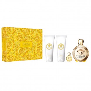 VERSACE EROS POUR FEMME SET (edp 100ml+edp 5ml+b/lot 100ml+sh/gel 100ml)