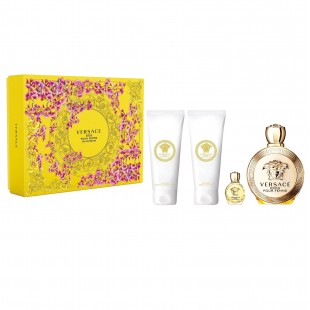 VERSACE EROS POUR FEMME SET (edp 100ml+edp 5ml+b/lot 100ml+sh/gel 100ml)