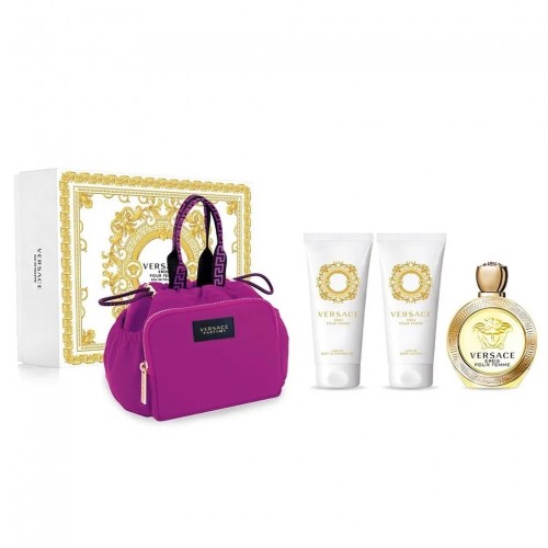 Набор VERSACE EROS POUR FEMME SET (edt 100ml+b/lot 100ml+sh/g 100ml+bag)