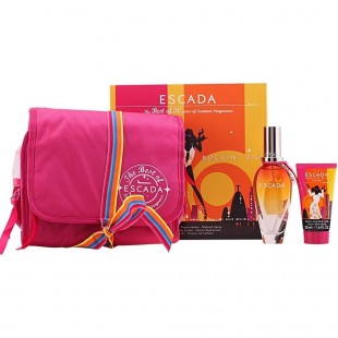 ESCADA ROCKIN'RIO Limited Collection SET (edt 50ml+b/lot 50ml+косметичка)