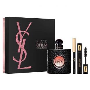 YVES SAINT LAURENT BLACK OPIUM SET (edp 50ml+карандаш для век+тушь для ресниц volume effet faux cils 01 2ml)