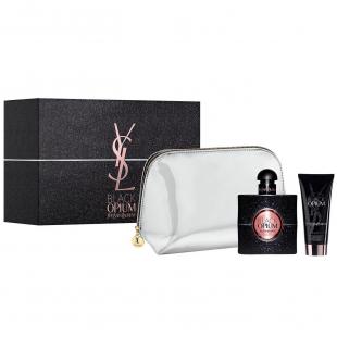 YVES SAINT LAURENT BLACK OPIUM SET (edp 50ml+b/lot 50ml+косметичка)