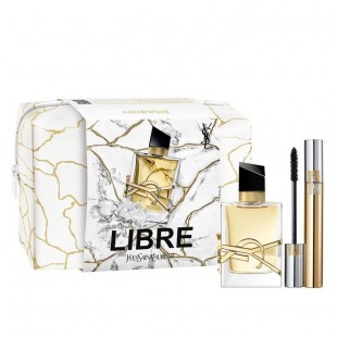 YVES SAINT LAURENT LIBRE SET (edp 50ml+mascara Volume Effet Faux Cils 01 Black+pouch)