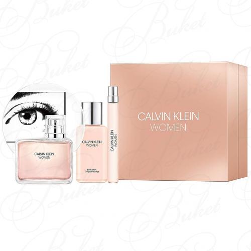 Набор CALVIN KLEIN WOMEN SET (edp 100ml+edp 10ml+b/lot 100ml)