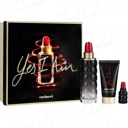 Набор CACHAREL YES I AM SET (edp 75ml+edp 5ml+b/lot 50ml)