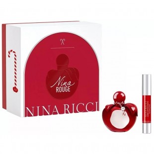 NINA RICCI NINA ROUGE SET (edt 50ml+Jumbo Lipstick Matte Tempting Red 2.5g)