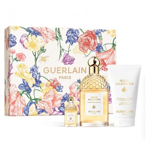 Набор GUERLAIN AQUA ALLEGORIA MANDARINE BASILIC SET (edt 125ml+b/lot 75ml+edt 7.5ml)