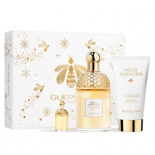 GUERLAIN AQUA ALLEGORIA MANDARINE BASILIC SET (edt 125ml+b/lot 75ml+edt 7.5ml)