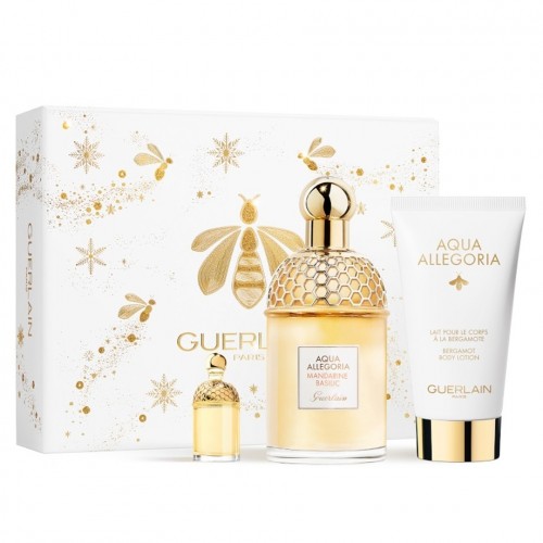 Набор GUERLAIN AQUA ALLEGORIA MANDARINE BASILIC SET (edt 125ml+b/lot 75ml+edt 7.5ml)