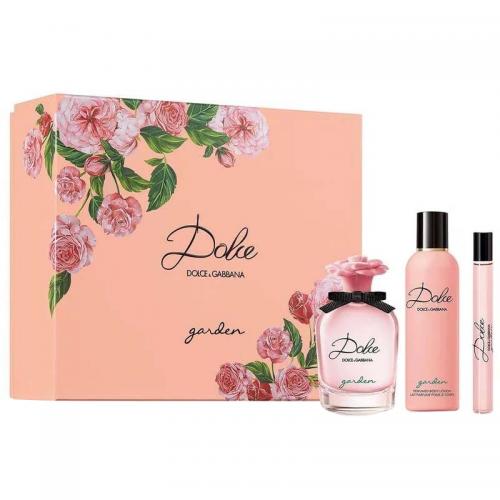 Набор DOLCE & GABBANA DOLCE GARDEN SET (edp 75ml+edp 10ml+b/lot 50ml)