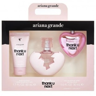 ARIANA GRANDE THANK U NEXT SET (edp 30ml+b/lot 50ml+ornament)