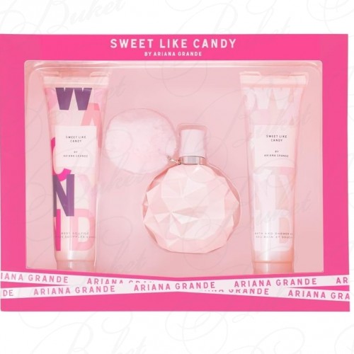 Набор ARIANA GRANDE SWEET LIKE CANDY SET (edp 100ml+b/lot 100ml+sh/gel 100ml)