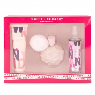 ARIANA GRANDE SWEET LIKE CANDY SET (edp 100ml+b/lot 100ml+b/mist 118ml)