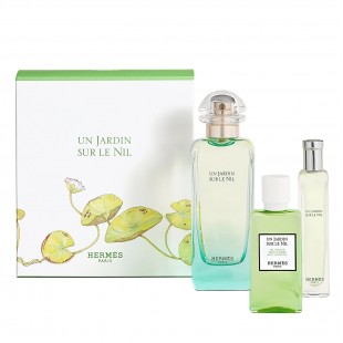 HERMES UN JARDIN SUR LE NIL SET (edt 100ml+sh/gel 40ml+edt 15ml)