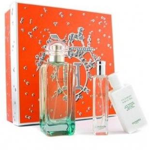 HERMES UN JARDIN SUR LE NIL SET (edt 100ml+b/lot 40ml+edt 15ml)