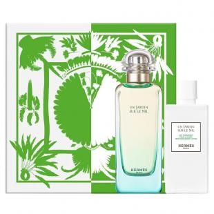 HERMES UN JARDIN SUR LE NIL SET (edt 100ml+b/lot 80ml)