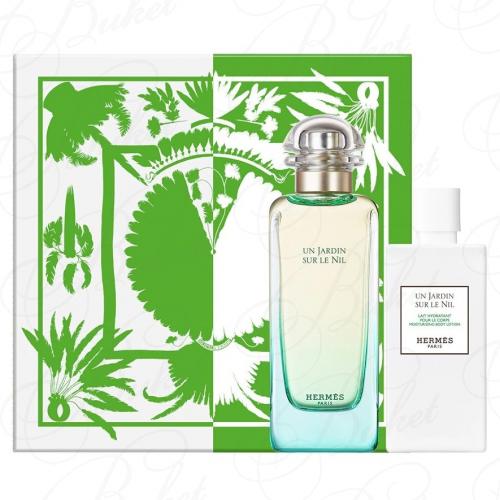 Набор HERMES UN JARDIN SUR LE NIL SET (edt 100ml+b/lot 80ml)