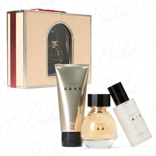 Набор VICTORIA SECRET BARE SET (b/mist 75ml+edp 50ml+b/lot 100ml)