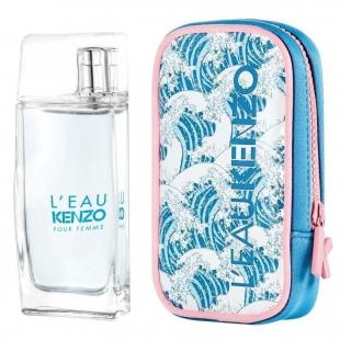 KENZO L`EAU KENZO POUR FEMME SET (edt 50ml+neo pouch) 