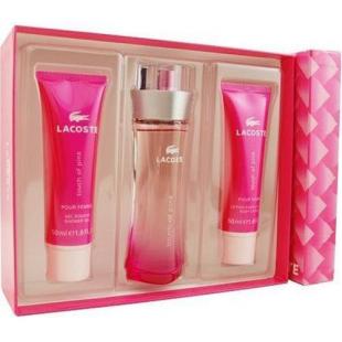 LACOSTE TOUCH OF PINK SET (edt 90ml+b/lot 50ml+sh/gel 50ml)