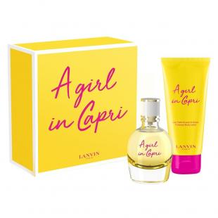 LANVIN A GIRL IN CAPRI SET (edt 50ml+b/lot 100ml)