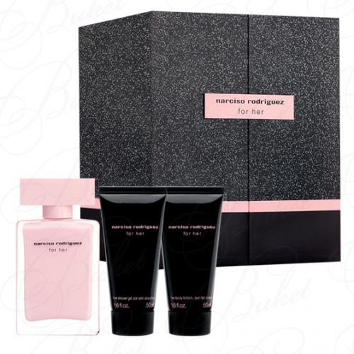 Набор NARCISO RODRIGUEZ NARCISO RODRIGUEZ FOR HER SET (edp 50ml+b/lot 50ml+sh/gel 50ml)