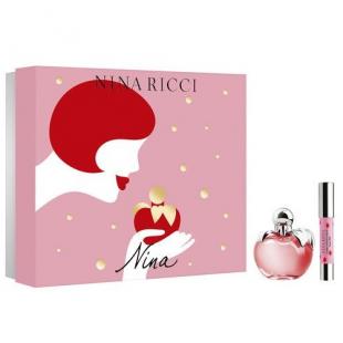 NINA RICCI NINA SET (edt 50ml+Jumbo Lipstick Matte Fancy Pink 2.5g)