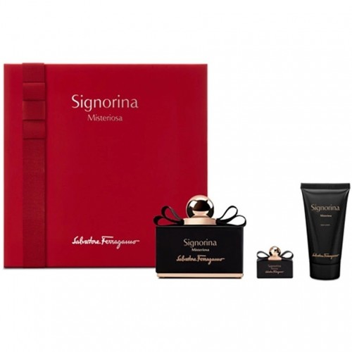 Набор SALVATORE FERRAGAMO SIGNORINA MISTERIOSA SET (edp 100ml+edp 5ml+b/lot 50ml)