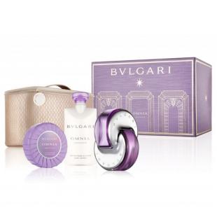 BVLGARI OMNIA AMETHYSTE SET (edt 65ml+b/lot 75ml+soap 75g+POUCH)