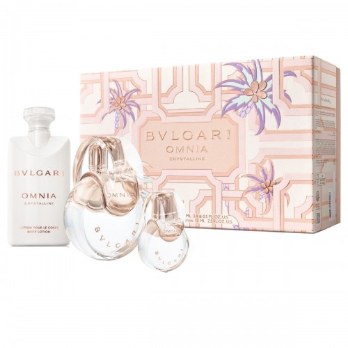 Набор BVLGARI OMNIA CRYSTALLINE SET (edt 100ml+edt 15ml+b/lot 75ml)